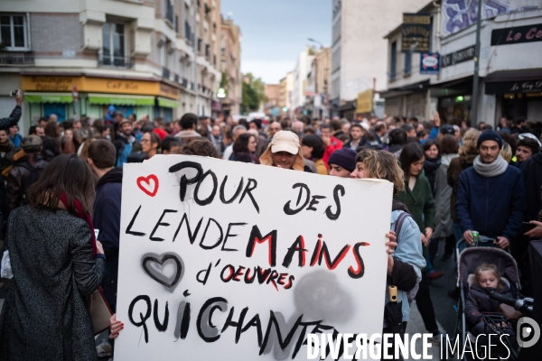 Saint-Ouen - Expulsion de Mains d Oeuvres