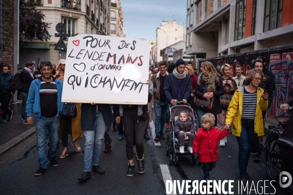 Saint-Ouen - Expulsion de Mains d Oeuvres