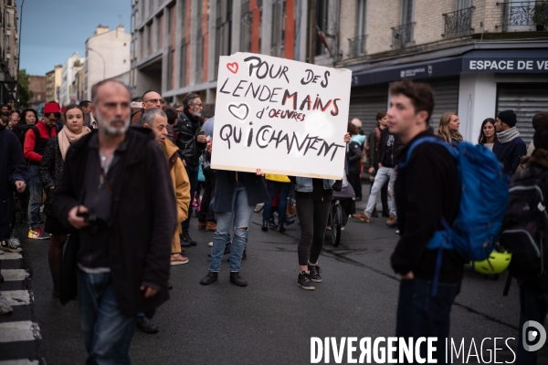 Saint-Ouen - Expulsion de Mains d Oeuvres