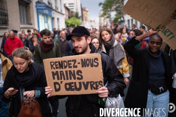 Saint-Ouen - Expulsion de Mains d Oeuvres