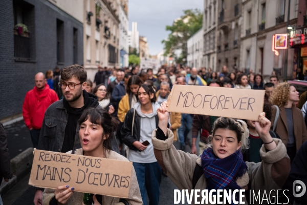 Saint-Ouen - Expulsion de Mains d Oeuvres