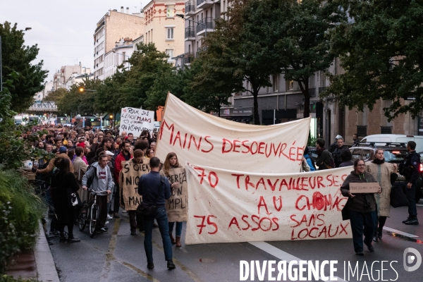 Saint-Ouen - Expulsion de Mains d Oeuvres