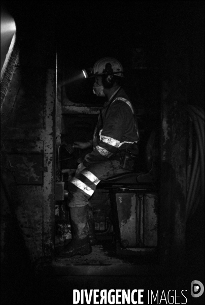 Mines d ardoise de Trélazé, Maine-et-Loire, septembre 2006.