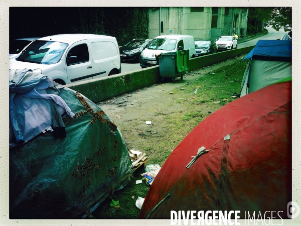Réfugiés porte d Aubervilliers
