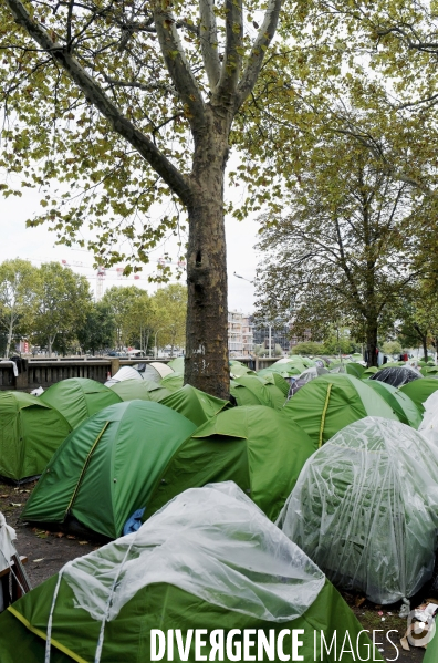 Réfugiés porte d Aubervilliers