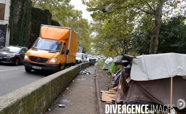 Réfugiés porte d Aubervilliers