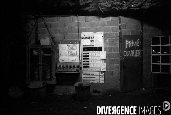 Mines d ardoise de Trélazé, Maine-et-Loire, septembre 2006.