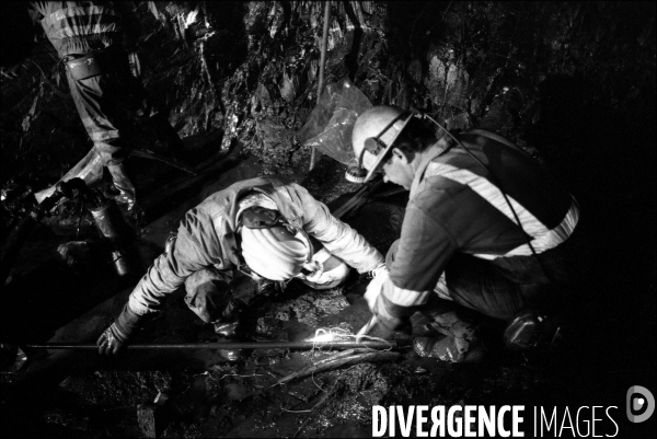 Mines d ardoise de Trélazé, Maine-et-Loire, septembre 2006.