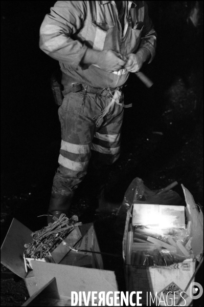 Mines d ardoise de Trélazé, Maine-et-Loire, septembre 2006.