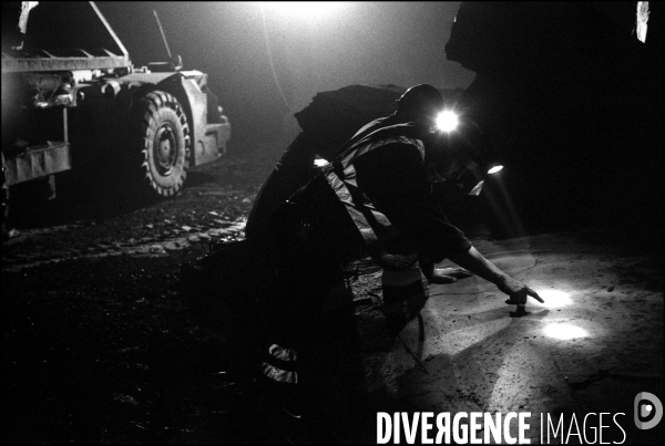 Mines d ardoise de Trélazé, Maine-et-Loire, septembre 2006.