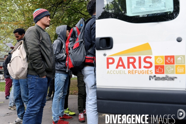 Réfugiés porte d Aubervilliers