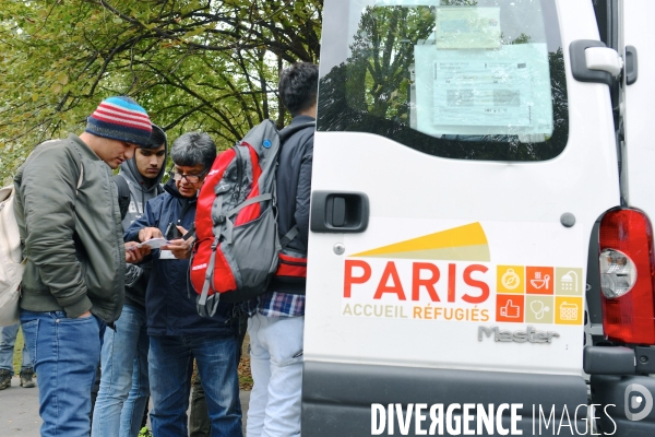 Réfugiés porte d Aubervilliers