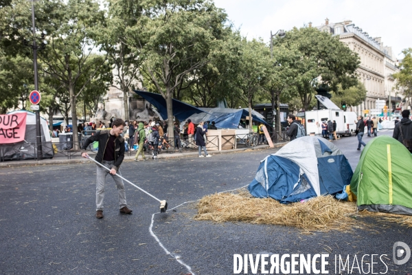 Extinction Rebellion Occupation Chatelet