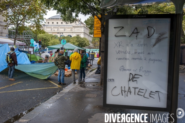 Extinction Rebellion, la ZAD de Chatelet
