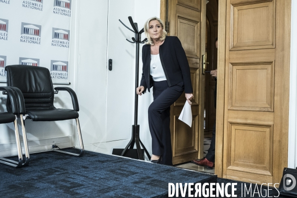 Conférence de presse de Marine Le Pen