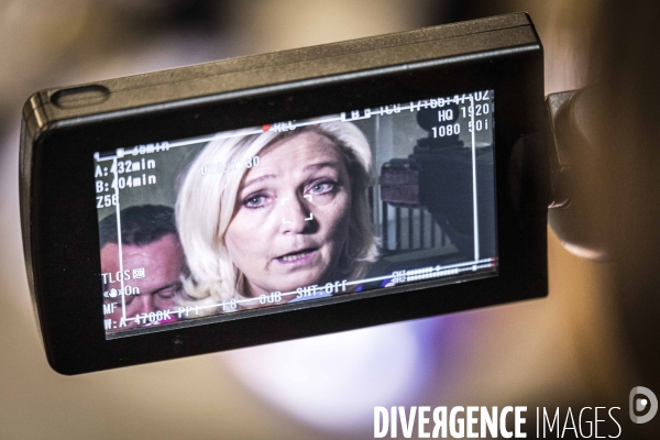 Conférence de presse de Marine Le Pen