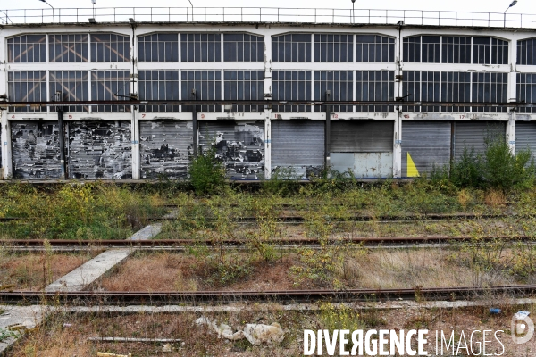 L ancien site sncf depot de la chapelle