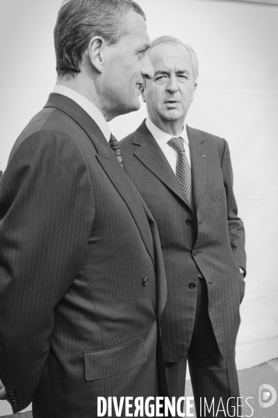 François Léotard et Edouard Balladur , Brest, 1995