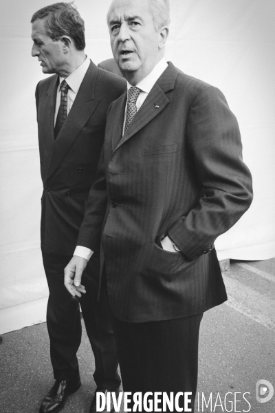 François Léotard et Edouard Balladur , Brest, 1995