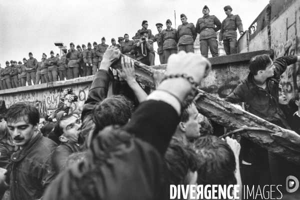 La chute du mur de Berlin en novembre 1989 - The fall of the Berlin wall in november 1989