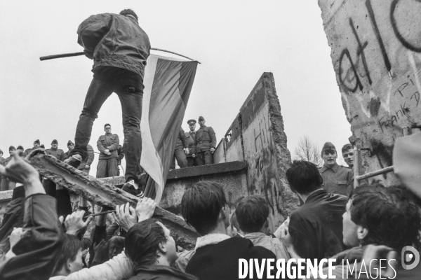 La chute du mur de Berlin en novembre 1989 - The fall of the Berlin wall in november 1989