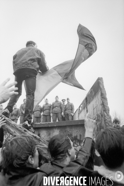 La chute du mur de Berlin en novembre 1989 - The fall of the Berlin wall in november 1989