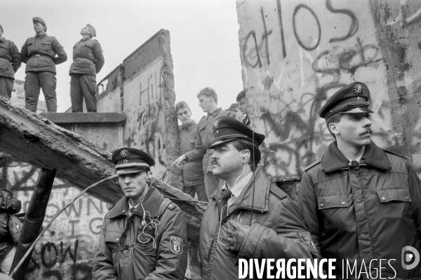 La chute du mur de Berlin en novembre 1989 - The fall of the Berlin wall in november 1989