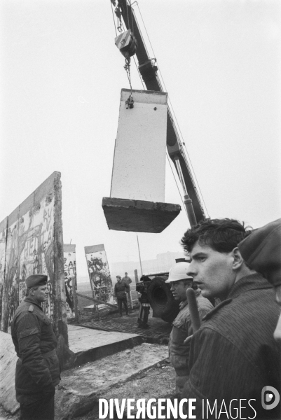 La chute du mur de Berlin en novembre 1989 - The fall of the Berlin wall in november 1989