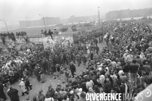 La chute du mur de Berlin en novembre 1989 - The fall of the Berlin wall in november 1989