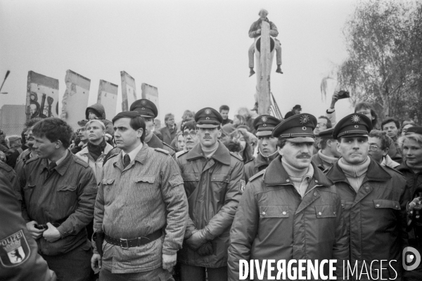 La chute du mur de Berlin en novembre 1989 - The fall of the Berlin wall in november 1989