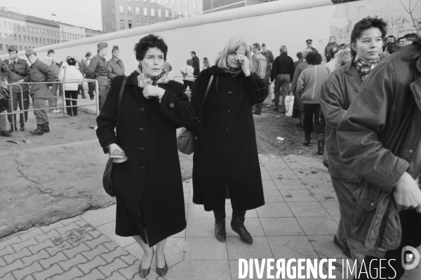 La chute du mur de Berlin en novembre 1989 - The fall of the Berlin wall in november 1989