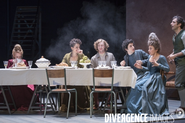 UNE DES DERNIERES SOIREES DE CARNAVAL - Goldoni - Hervieu-Leger - Theatre des Bouffes du Nord