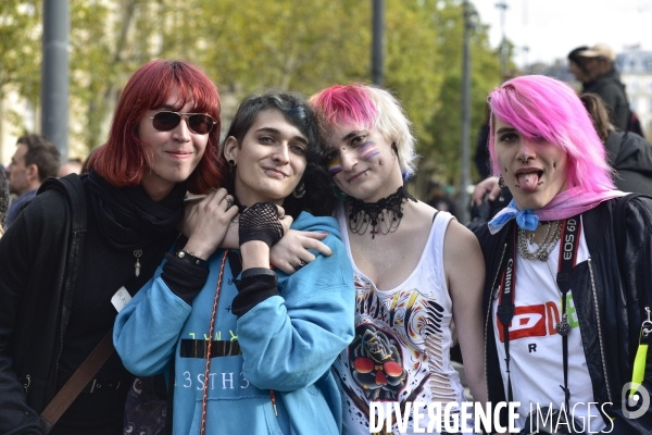 La marche EXISTRANSINTER 2019, 23 E edition, Paris