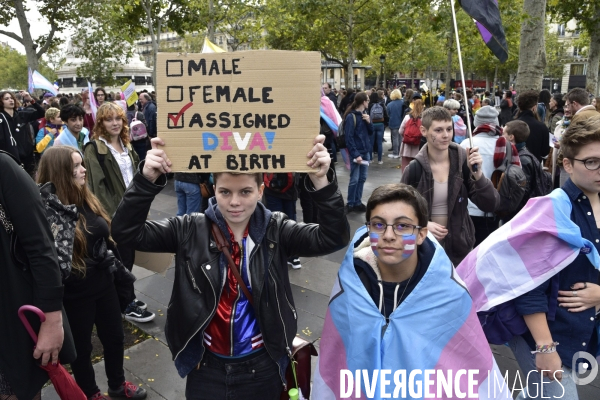 La marche EXISTRANSINTER 2019, 23 E edition, Paris