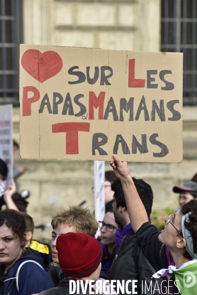 La marche EXISTRANSINTER 2019, 23 E edition, Paris