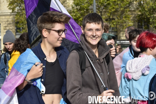 La marche EXISTRANSINTER 2019, 23 E edition, Paris