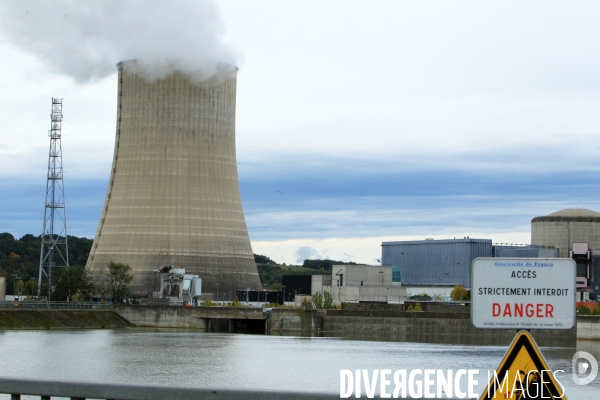 Rassemblement devant la centrale nucléaire de GOLFECH