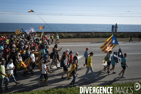 Catalogne Marches pour la liberté