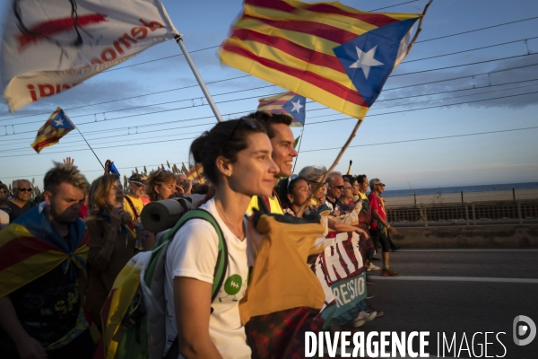 Catalogne Marches pour la liberté