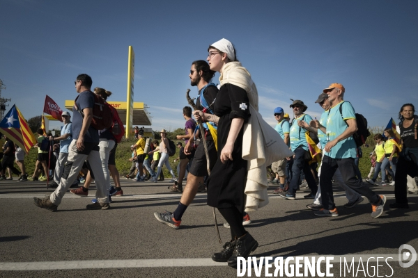 Catalogne Marches pour la liberté