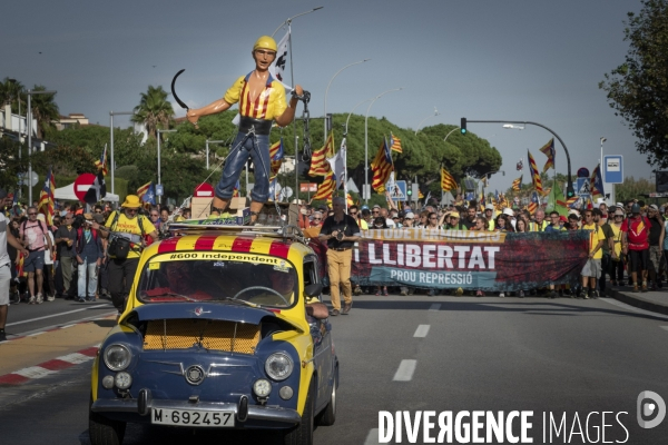 Catalogne Marches pour la liberté