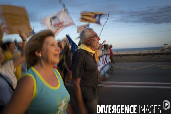 Catalogne Marches pour la liberté