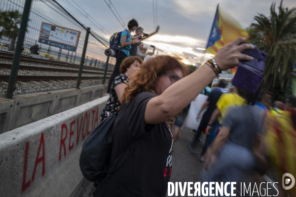 Catalogne Marches pour la liberté