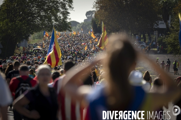 Catalogne Marches pour la liberté