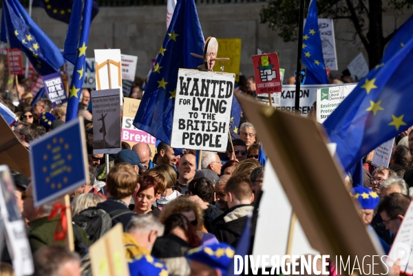 Marche contre le Brexit à Londres