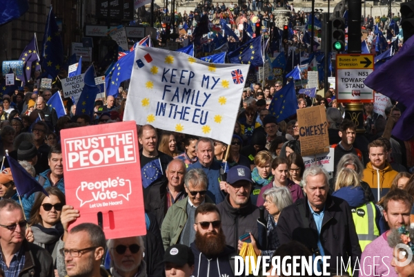 Marche contre le Brexit à Londres