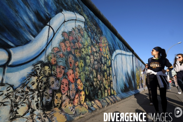 The East Side Gallery Art of the Berlin Wall 2019.