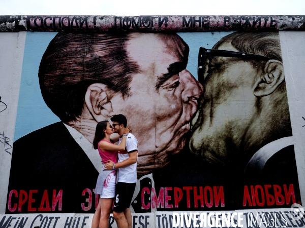 The East Side Gallery Art of the Berlin Wall 2019.