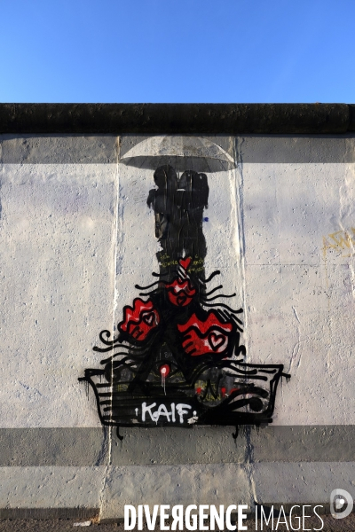 The East Side Gallery Art of the Berlin Wall 2019.