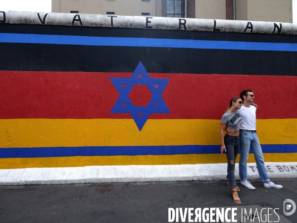 The East Side Gallery Art of the Berlin Wall 2019.